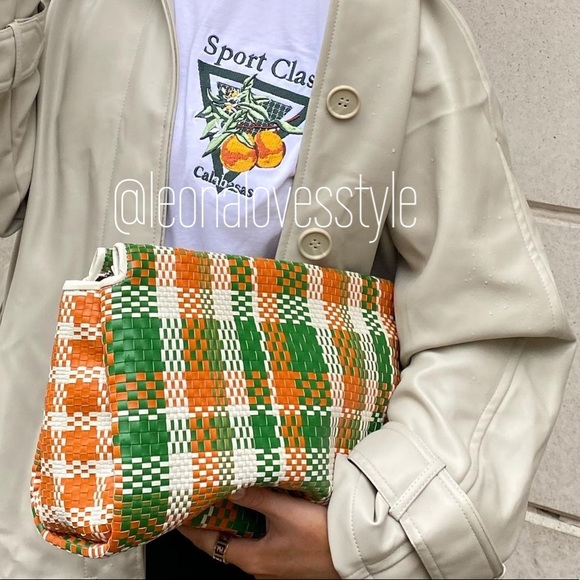 Zara Handbags - Zara woven limited edition clutch